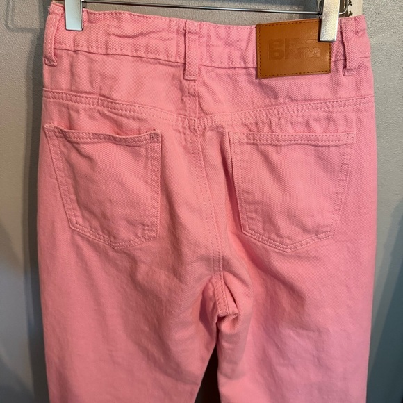 Princess Polly Pink Women's High Rise Flare Jeans Size 4 - Picture 3 of 11
